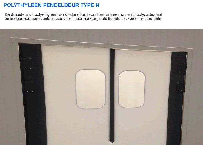 PolyethyleenPendeldeurTypeN