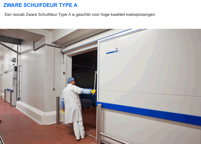 ZwareSchuifdeurTypeA